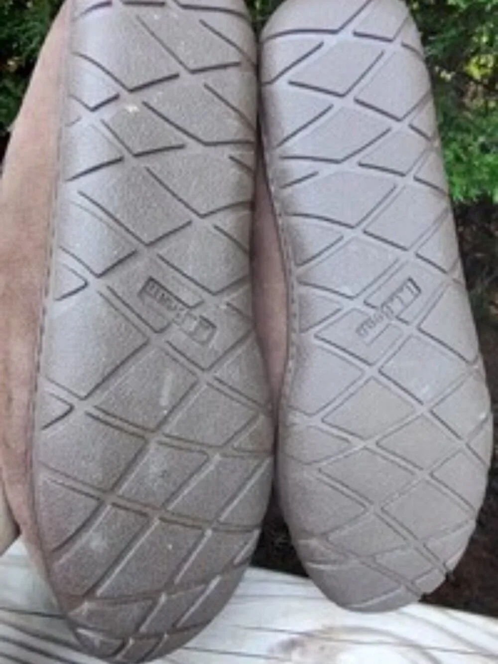 LL BEAN Wicked Good Moccasins Men's 11 Brown Suede Shearling Slippers 296508